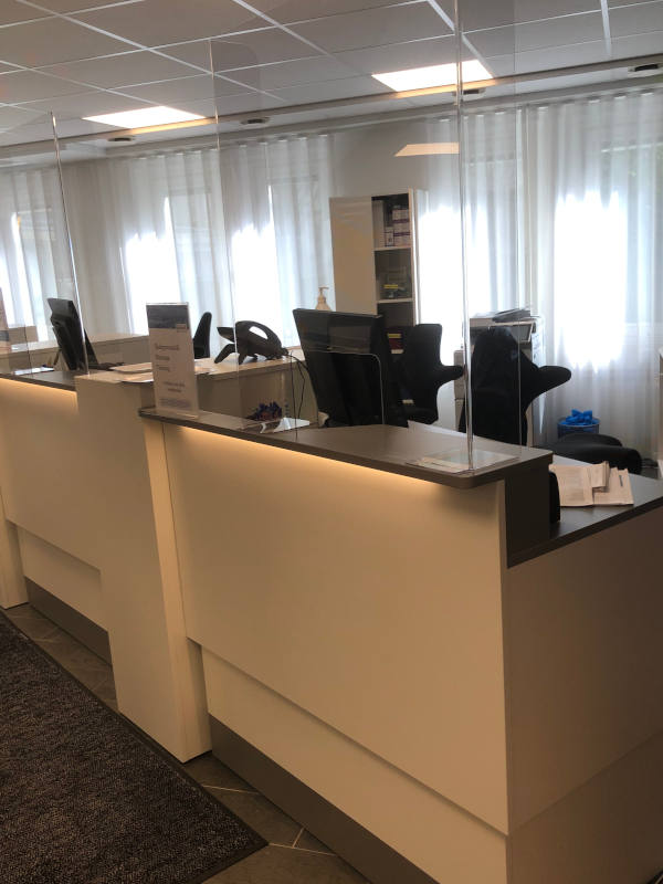 Smittskydd reception